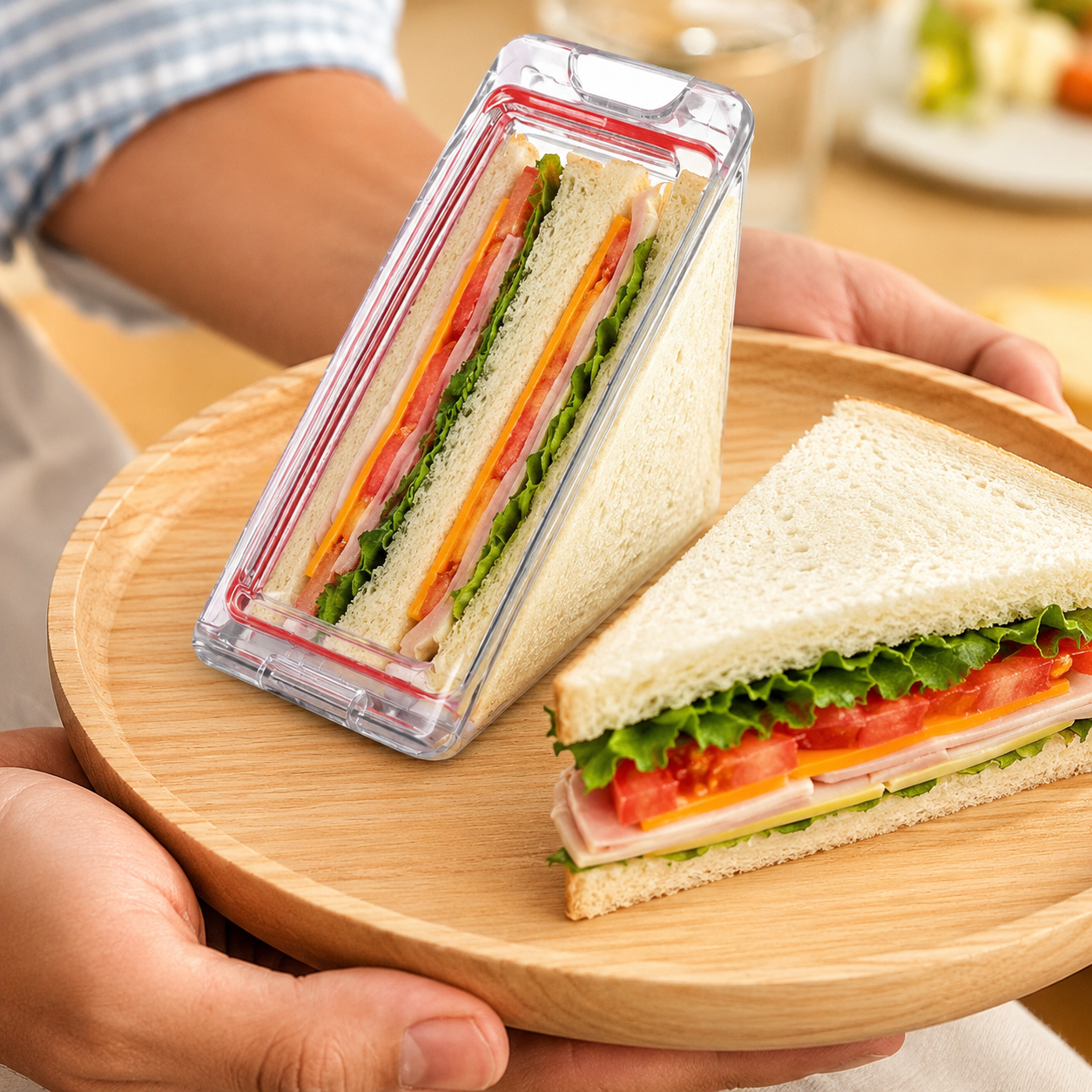 NIBBLEA Triangle — Lot de 2 Boîtes sandwich