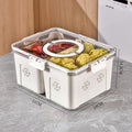 NIBBLEA Fresh Box – Unterteilte Box mit Deckel