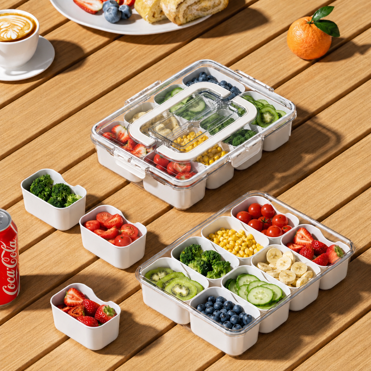 NIBBLEA Box – Snack- & Aperitifbox mit 8 Fächern
