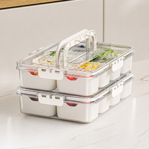 NIBBLEA Box – Snack- & Aperitifbox mit 8 Fächern